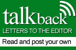 Talk Back - Letters to the Editor